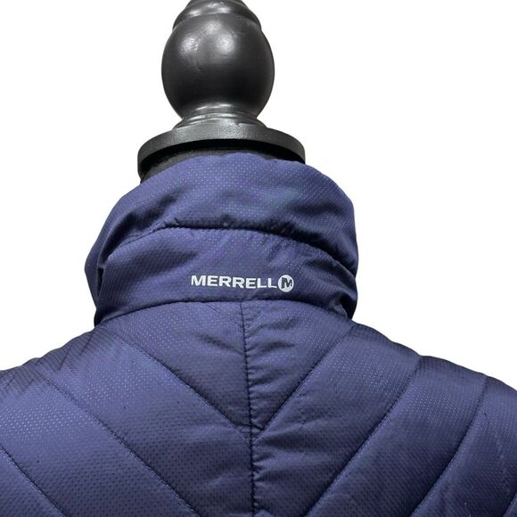 Merrell Womens Size Medium Purple Full Zip Vest Pockets - Picture 6 of 11